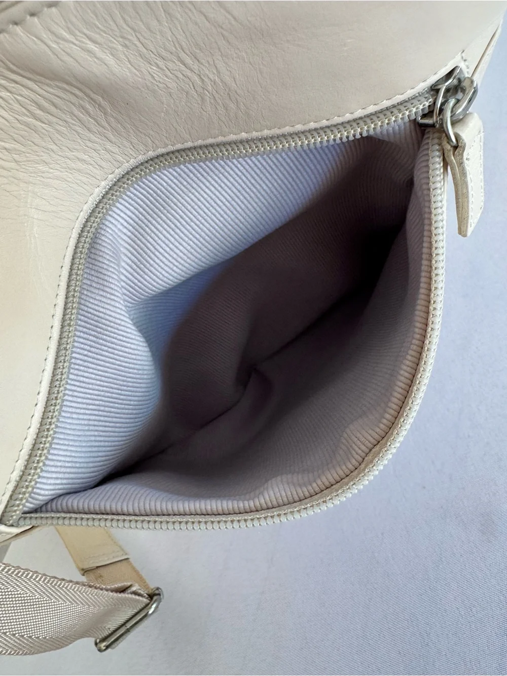 Radley London Iconic Zip-Top Leather Crossbody Pocket Bag in soft pedal pink